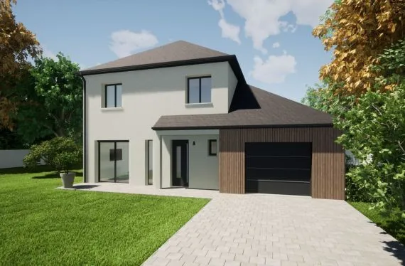 Photo maison 100&nbsp;m²<br>sur terrain 856&nbsp;m²