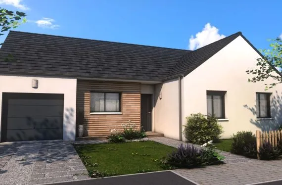 Photo maison 90&nbsp;m²<br>sur terrain 805&nbsp;m²