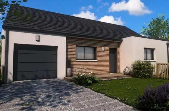 Photo maison 85&nbsp;m²<br>sur terrain 410&nbsp;m²