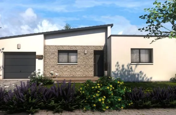 Photo maison 85&nbsp;m²<br>sur terrain 900&nbsp;m²